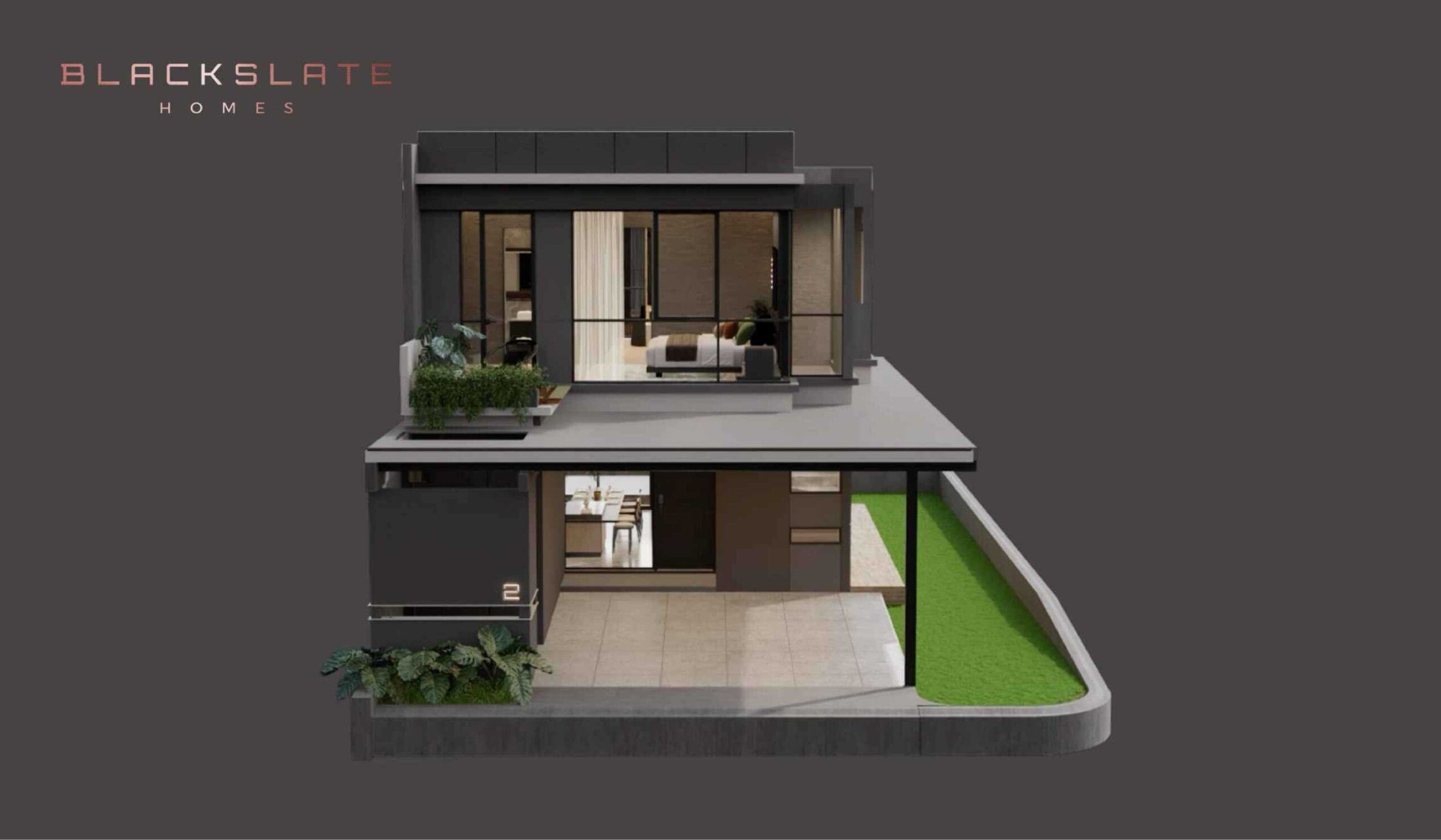 Blackslate Homes Park Serpong eksterior