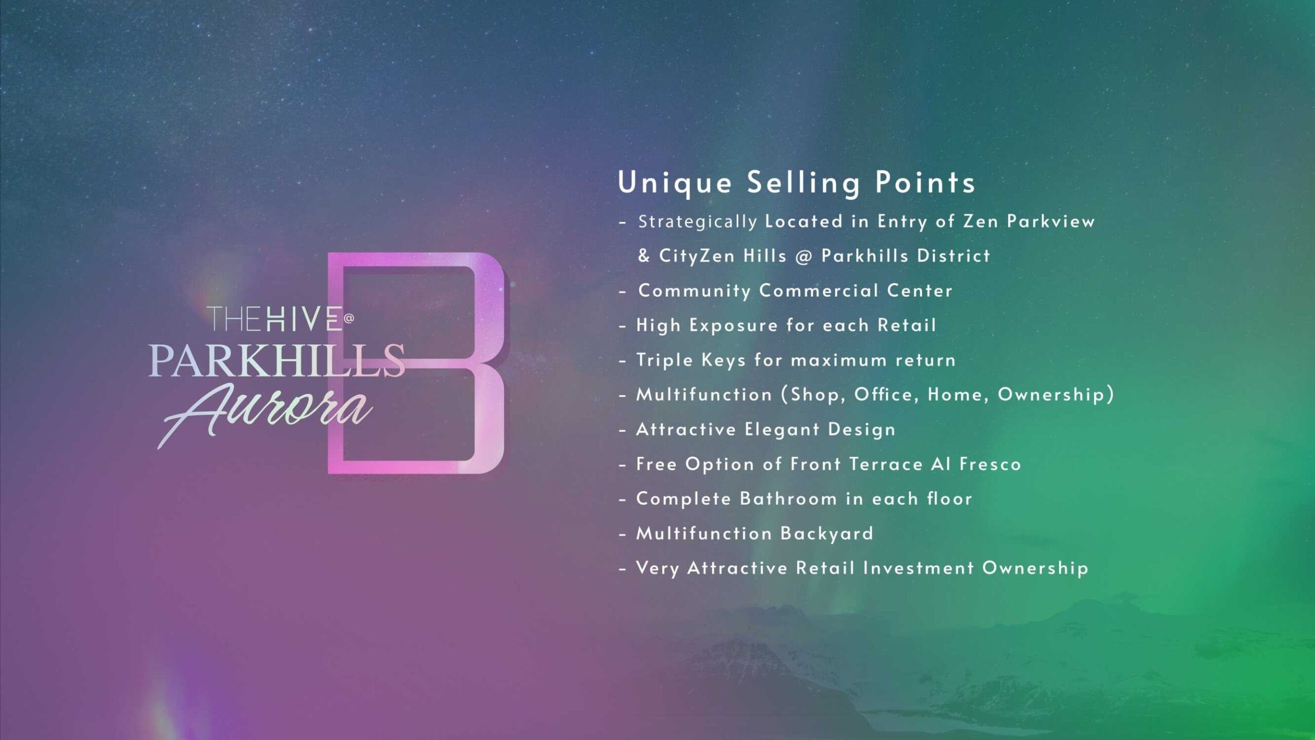 Product Knowledge The Hive @ Parkhills Aurora _ Customer Copy_00041